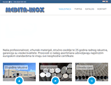 Tablet Screenshot of medita-inox.hr
